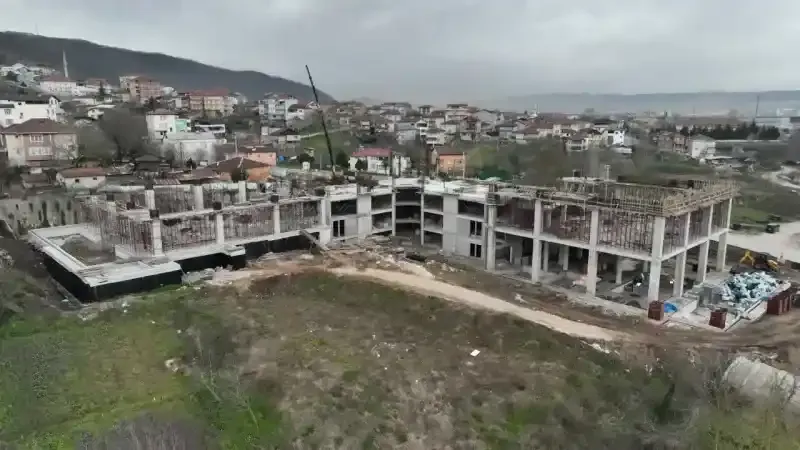 Başiskele Termal Tesis yükseliyor