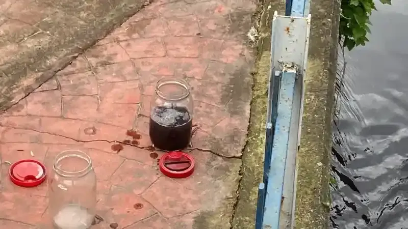 Dere simsiyah aktı, ekipler harekete geçti