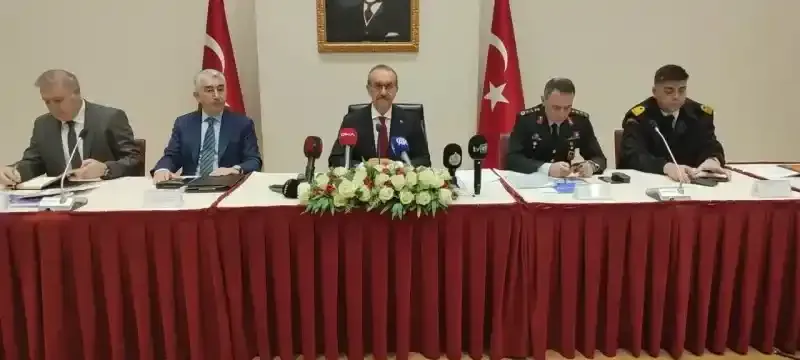 Vali Yavuz 3 aylık asayiş raporunu paylaştı