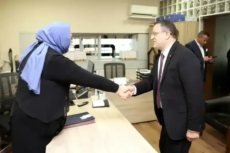 Başkan Gökçe çalışanların bayramını kutladı