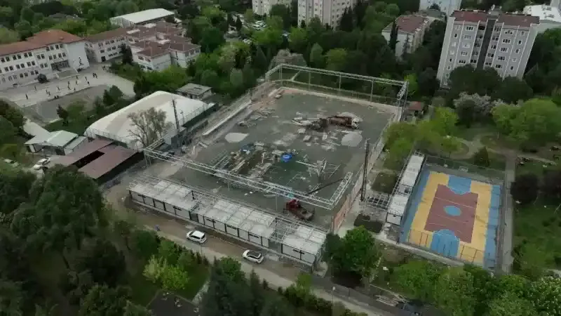 Ferruh Duygu Spor Sahası'nda hummalı çalışma