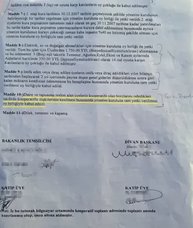 18 yıldır bitmeyen konut kooperatifinde tarafların hukuk savaşı