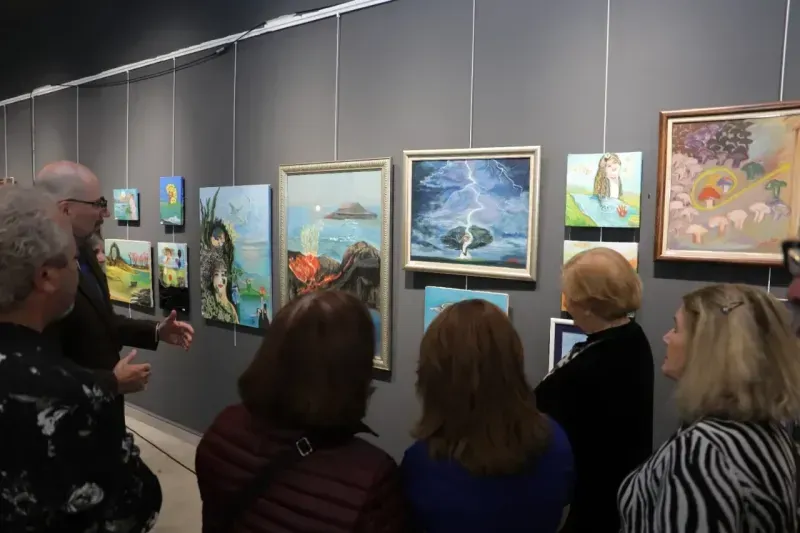  “Kadının Gücü” resim sergisi Nikomedia Sanat Galerisi’nde sanatseverlerle buluştu