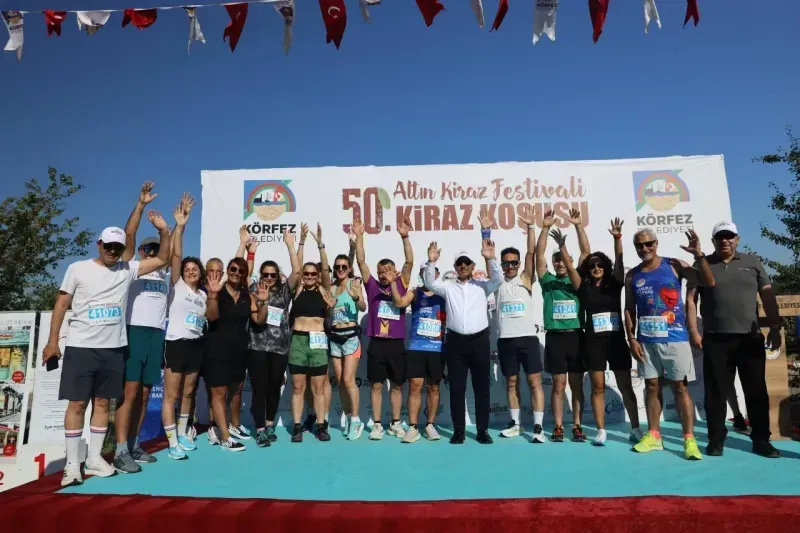 50. Altın Kiraz Festivali’nde heyecan dolu Kiraz Koşusu