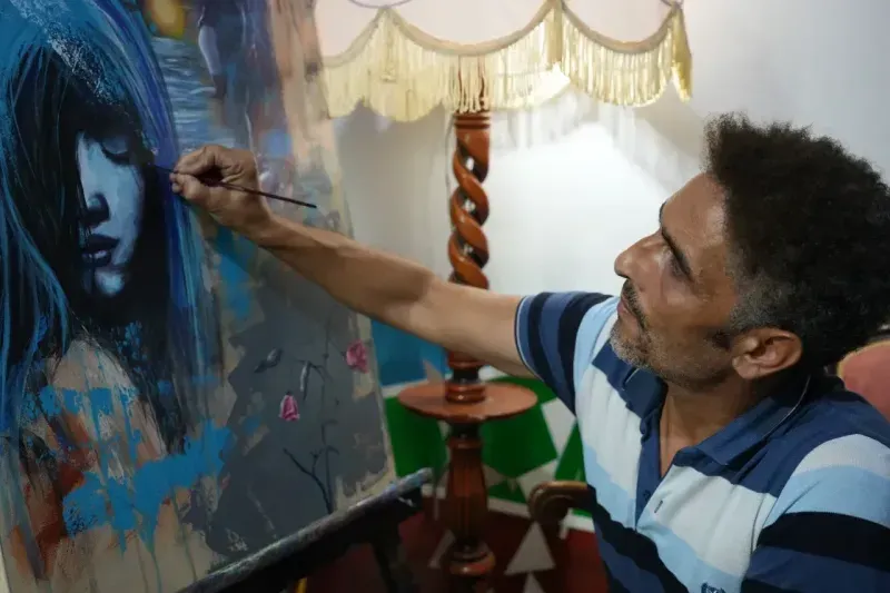 Bob Ross'un ilham verdiği Kocaelili ressam