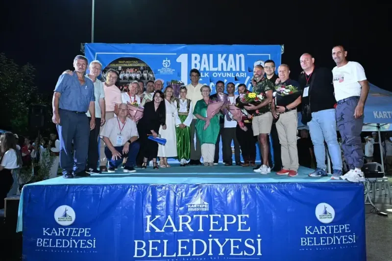 Balkan renkleri Kartepe'de buluştu