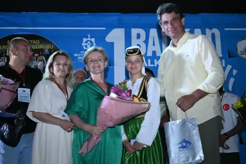 Balkan renkleri Kartepe'de buluştu