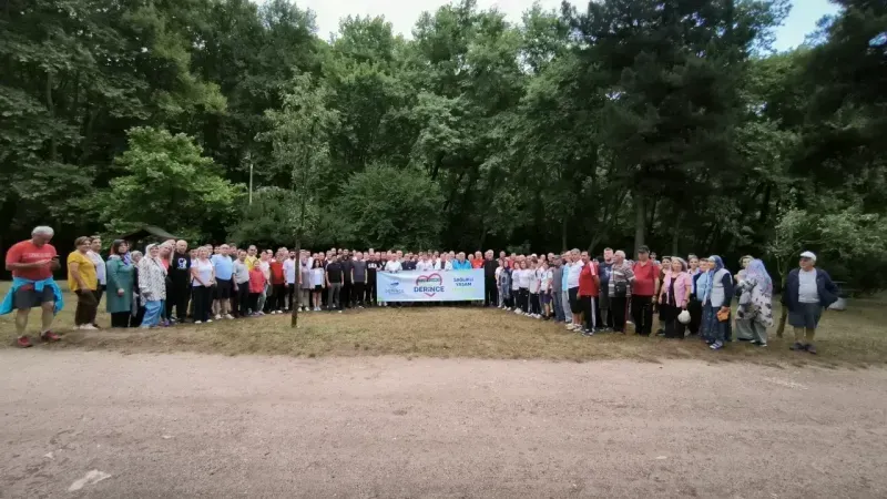 Derince'de sağlık için yürüdüler