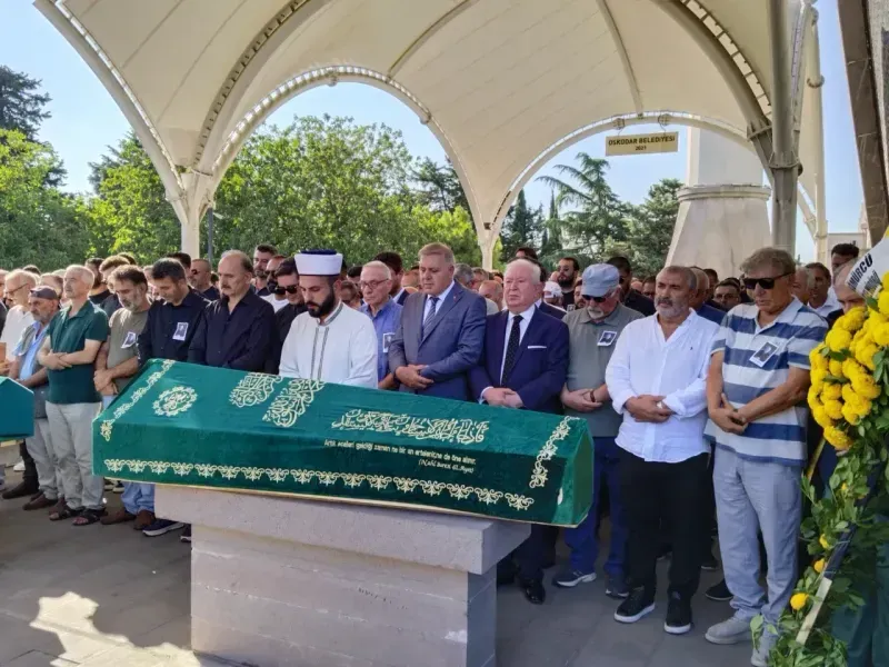 Yalçın Sönmez son yolculuğuna uğurlandı
