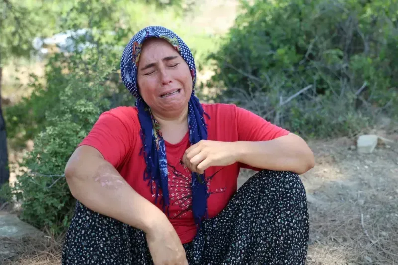 Feryatları yürek dağladı! Gözyaşları içinde izlediler 'Tükendim bittim ben'
