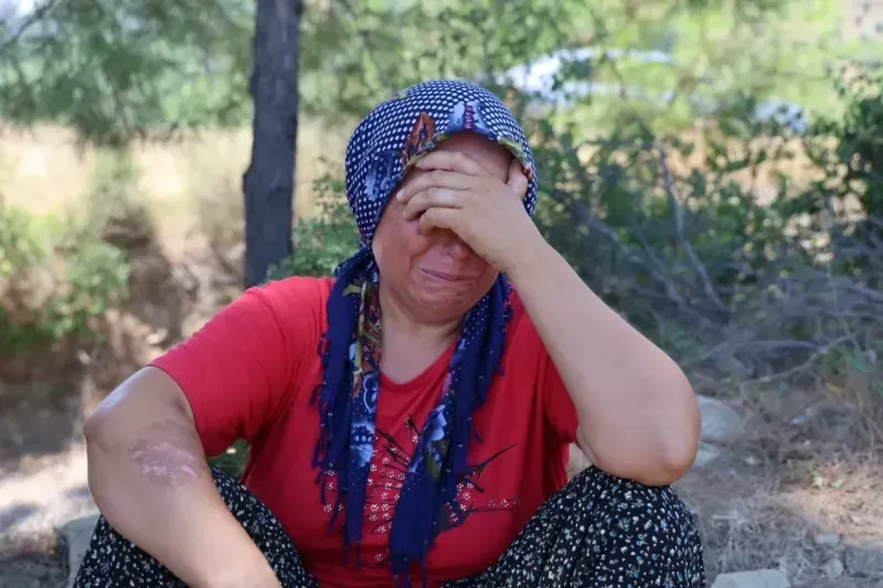 Feryatları yürek dağladı! Gözyaşları içinde izlediler 'Tükendim bittim ben'