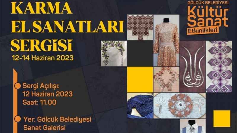 Gölcüklü kadınlar el emeği ürünlerini sergileyecek