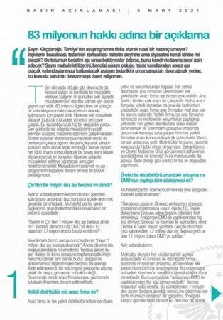 Bakan Koca'dan 83 milyonun hakkı için açıklama!