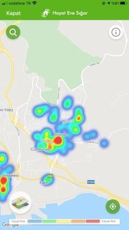 Kocaeli'de vakalarda son durum! Harita güncellendi