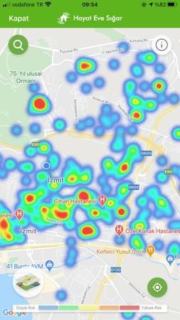 Kocaeli'de vakalarda son durum! Harita güncellendi