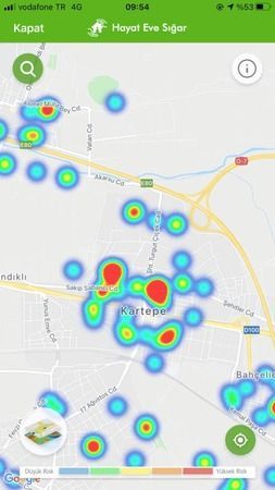 Harita güncellendi! Kocaeli kızardı