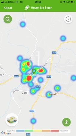 Harita güncellendi! Kocaeli kızardı