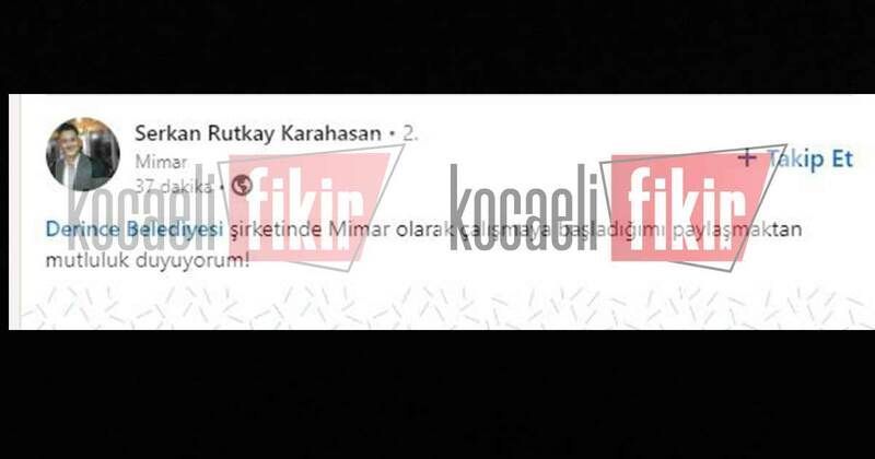 CHP’li ilçe yöneticisi Derince Belediyesi’nde işe başladı!