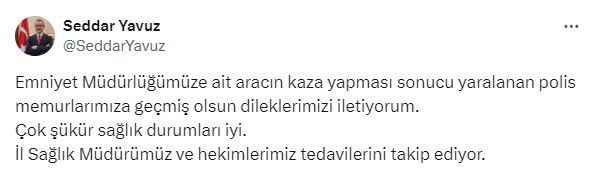  Vali Yavuz'dan kaza açıklaması: 