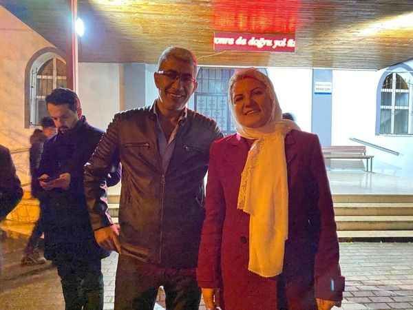  Hürriyet, Karadenizliler Mahallesi Camii’nde teravih namazı sonrası cemaat ile buluştu