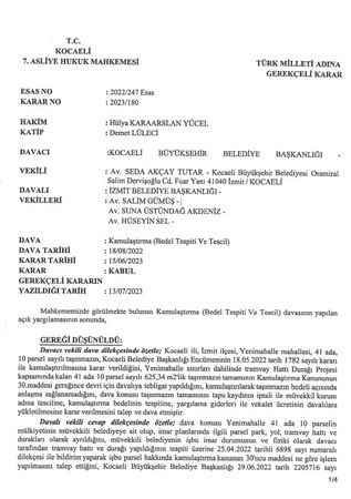 İzmit Belediyesi'nden Tutuş'a cevap: Gerçekler raydan çıkmasın”