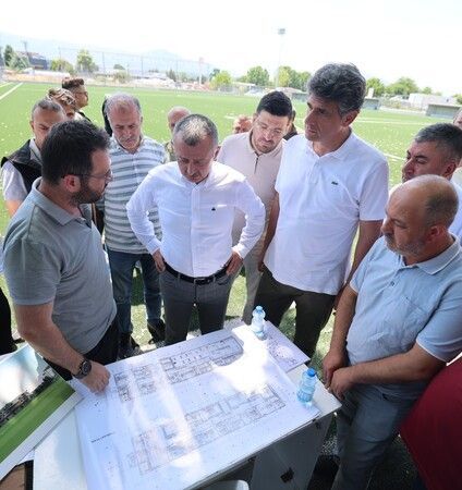 Yakup Altun Stadı'nda çalışmalar hızla ilerliyor