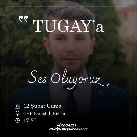 Gençler Tugay için eylem yapacak