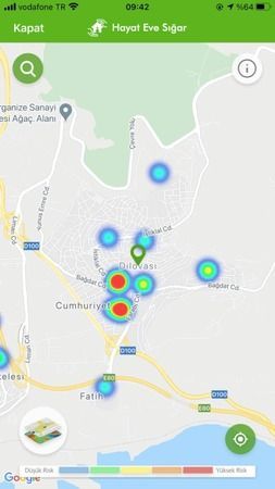 Kocaeli'de vakalarda son durum! Harita güncellendi