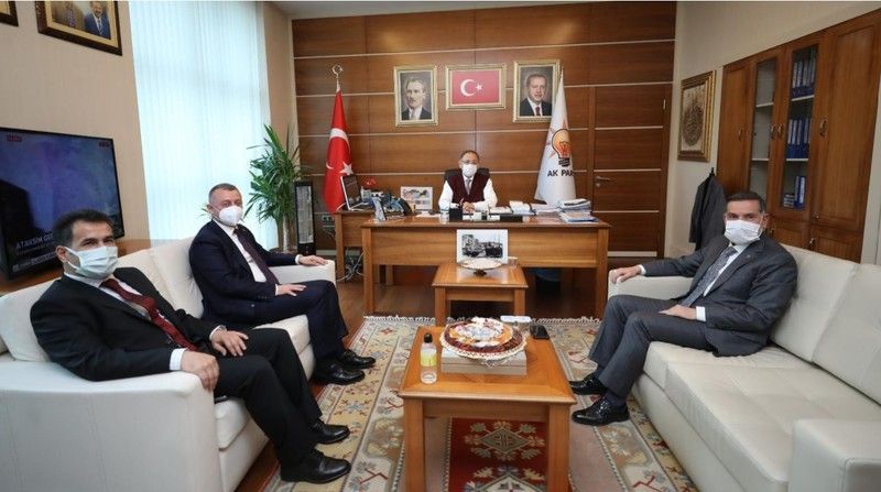Büyükakın Ankara'da ziyaretlerde bulundu