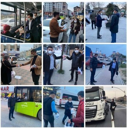 Ak Gençlerden İftara 5 kala etkinliği