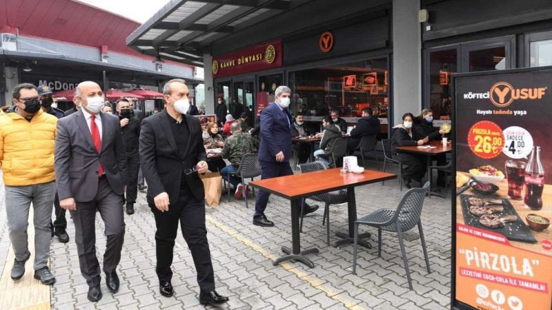 Vali Yavuz alışveriş merkezlerini denetledi