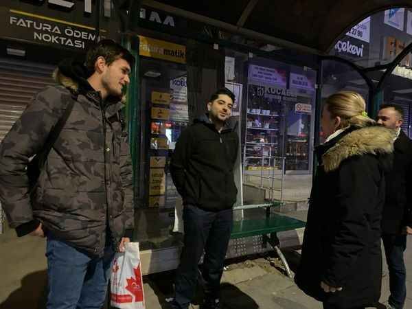 Geleneği bozmayan Başkan Hürriyet, Bekirdere’de işçilerle buluştu