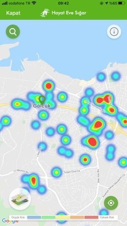 Kocaeli'de vakalarda son durum! Harita güncellendi