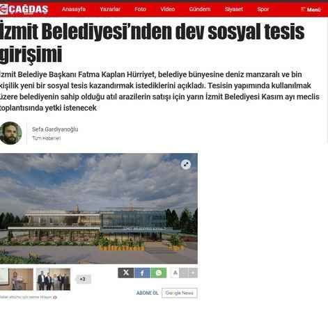 İzmit Belediyesi'nden Muharrem Tutuş’a tepki; “ Henüz belediyenin iş ve icraatlarından dahi haberi yok