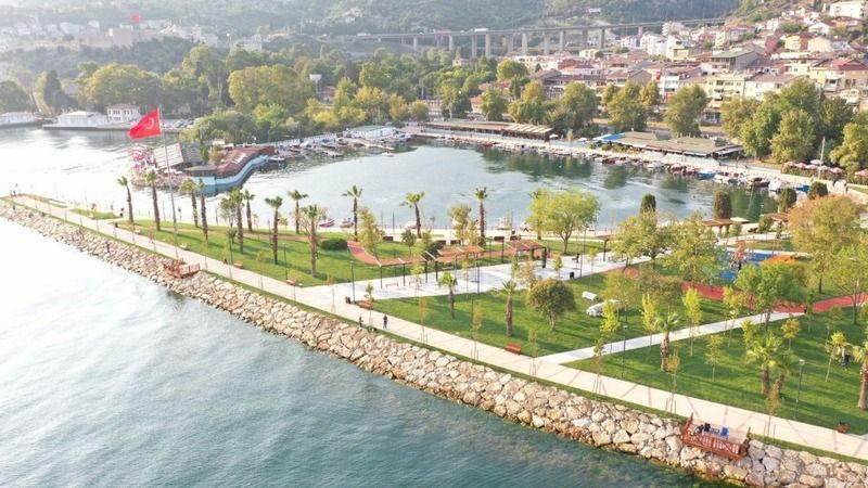 Hereke Sahil Parkı hizmete açıldı