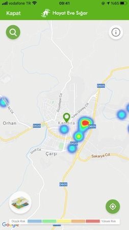 Kocaeli'de vakalarda son durum! Harita güncellendi