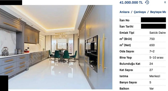 Ayhan Bora Kaplan'ın ultra lüks evi ilan sitesinde! İstenen fiyat 41 milyon lira