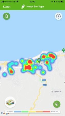 Kocaeli'de vakalarda son durum! Harita güncellendi