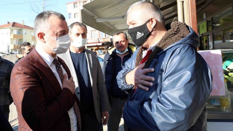Büyükakın, Kandıra esnafına gitti
