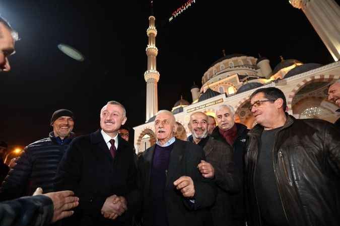 Mehmet Ali Paşa Merkez Caminde ilk teravih