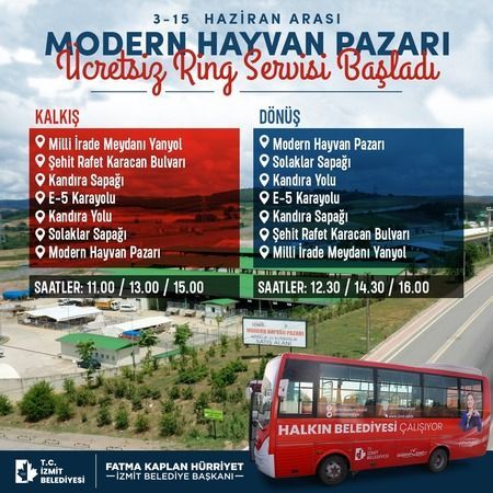 İzmit Belediyesi Modern Hayvan Pazarı'nda kurbanlık alışverişi