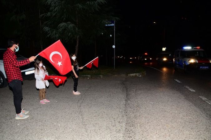 Ekipler tarafından il genelinde araç kortejleri düzenlendi
