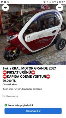 ‘Üç tekerlekli araç’ dolandırıcılığı! 16 bin TL’sini kaptırdı