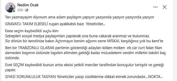 Ak Parti Kocaeli’de ‘Köken’ tartışması! Seçim kaybedildi suçlu kim?