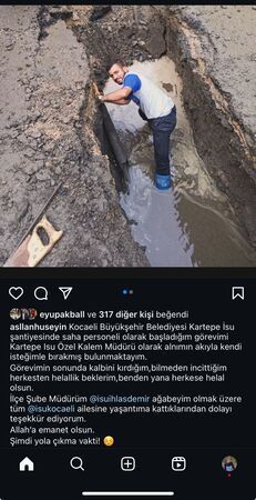 İSU Kartepe Özel Kalem Müdürü bıraktı!