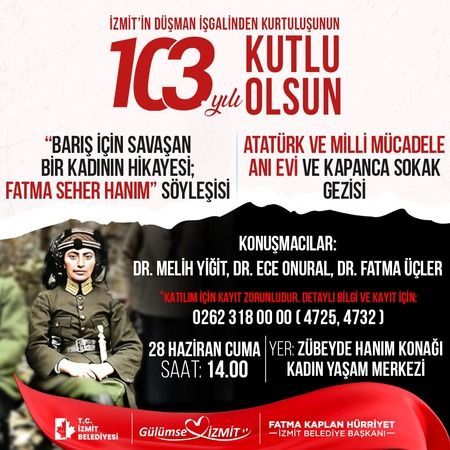 İzmit Belediyesi, Kurtuluşun 103. Yılını coşkuyla kutlamaya hazırlanıyor
