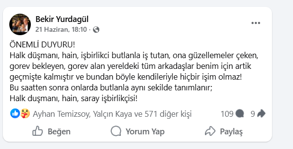 CHP’li eski vekilden zehir zemberek sözler! 