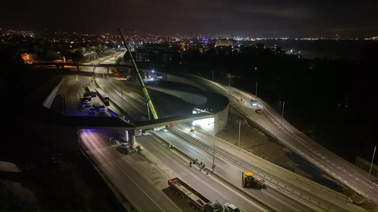 Başiskele’de trafiği rahatlatacak projede adım adım sona doğru! 