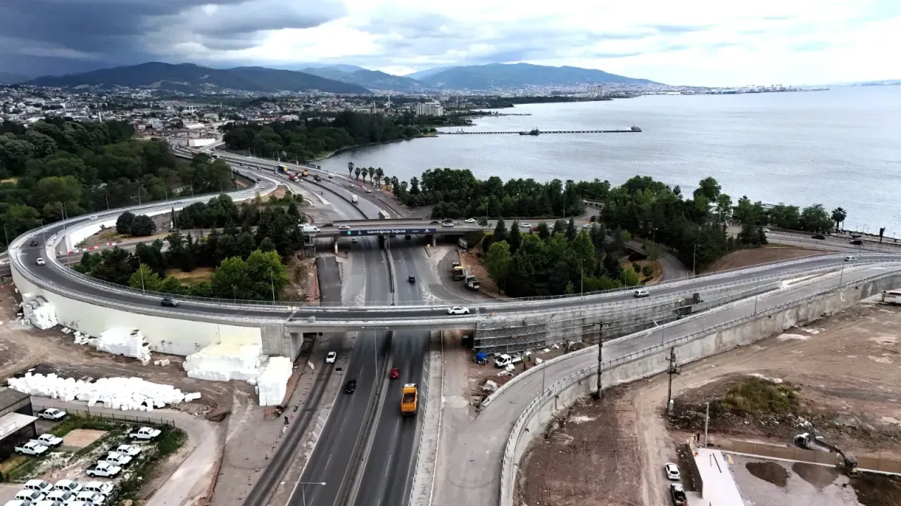 Başiskele’de trafiği rahatlatacak projede adım adım sona doğru! 