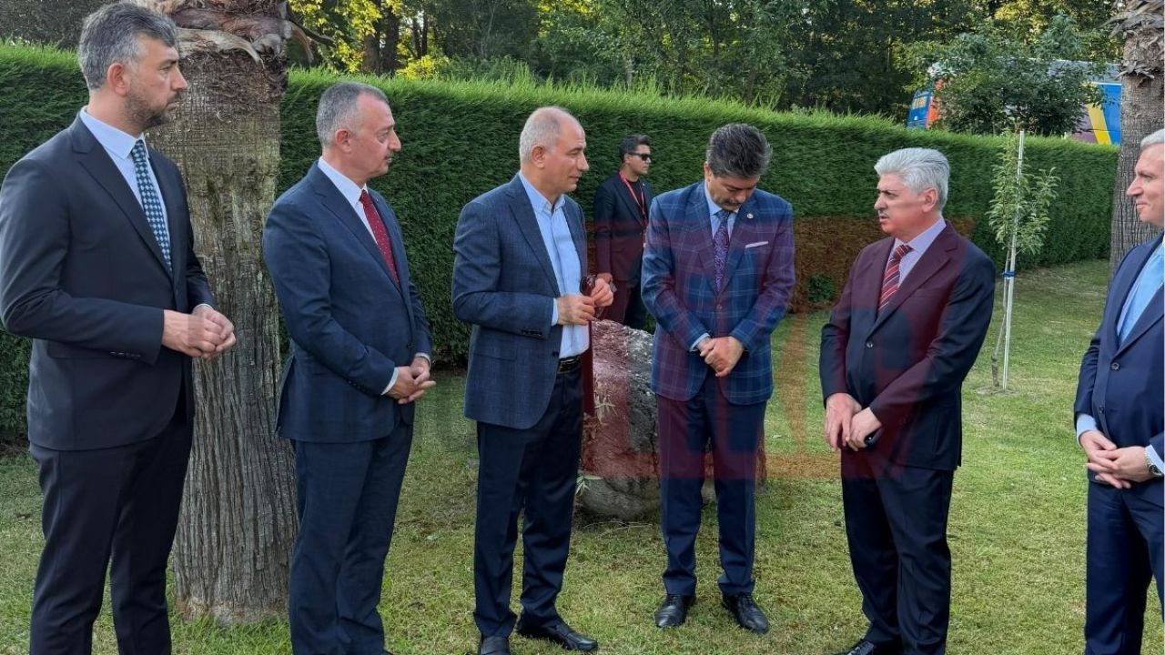 Erdoğan’ı Sapanca’da Tahir Büyükakın karşıladı
